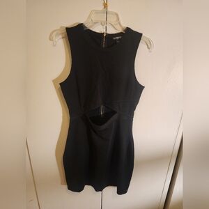 Preloved Black Cutout Dress